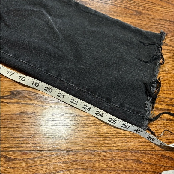 Rolla’s | Eastcoast Crop Flare Washed Black High Rise Denim Jeans Sz 28 - Picture 10 of 11